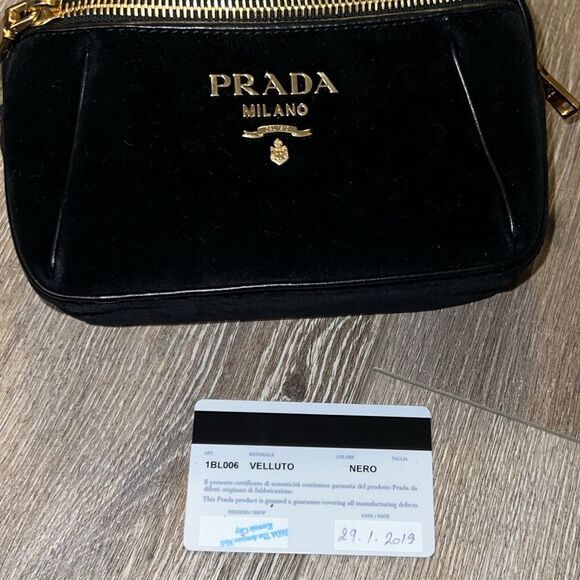 AUTHENTIC Prada Velluto Mini Belt Bag - Picture 2 of 8